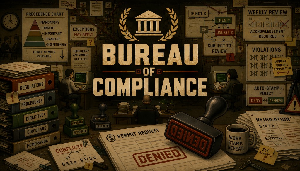 Bureau of Compliance key art